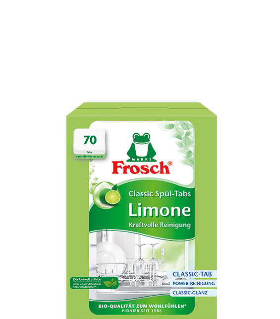 Classic Spül-Tabs Limonen 70 Tabs von Frosch