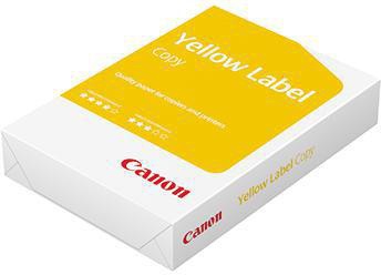CANON Kopierpapier Canon Yellow Label Copy DIN A4 80g/m² elementar chlorfrei gebleicht weiß 500 Bl./Pack.