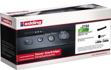 EDDING Toner edding kein Originalzubehör Kompatibel mit: HP 17A EDD-2194 ca. 1.600 Seiten schwarz
