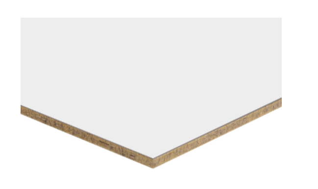 5 mm Hartfaserplatte HDF, einseitig weiß | 285 x 207 cm (Platte)