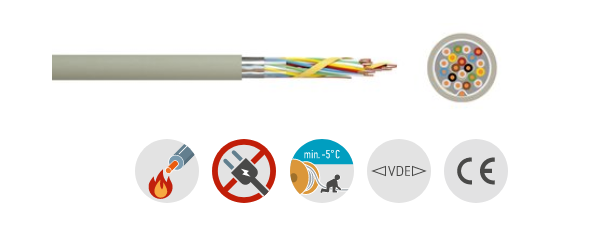 0,8 /16 Telefonkabel im Zuschnitt