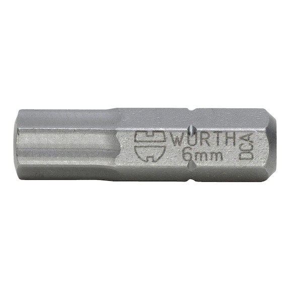 6-Kant 6mm Würth Bits | Länge 25 mm  (VE)