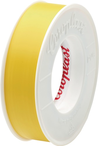 Elektroisolierband 302 gelb L.10m B.15mm