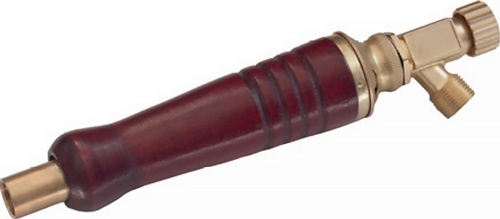 Löthandgriff G 3/8Zoll LH m.Holzgriff,re