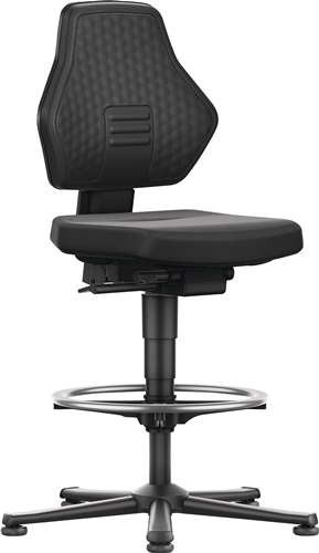 Arbeitsdrehstuhl Air Flow Bodengleiter+F