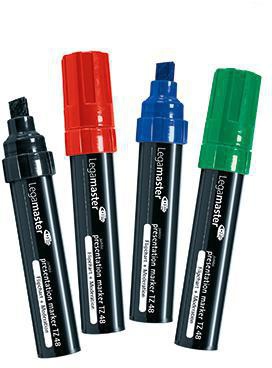 LEGAMASTER Flipchartmarker Legamaster TZ 48 4-12mm farbig sortiert 4 St./Pack.