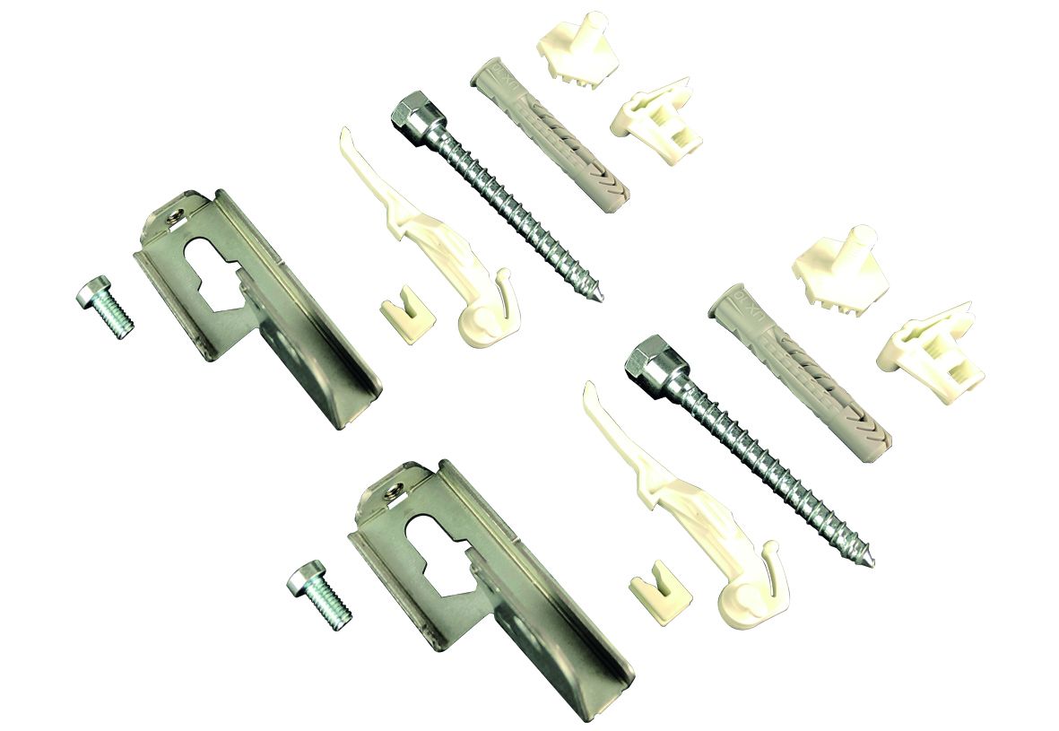 Schnellmontage-Set für Flachheizkörper 2er