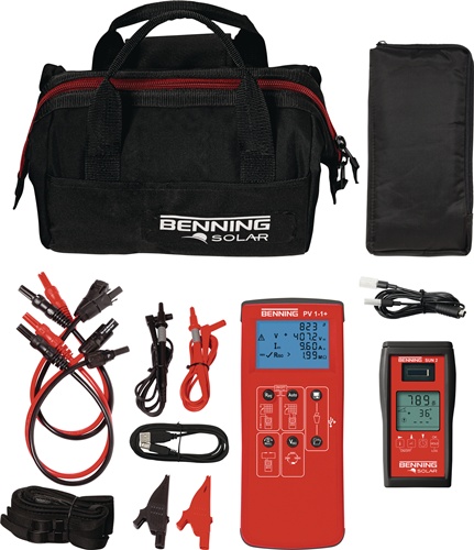 BENNING Gerätetester-Set PV 1-1+ SET PV 1-1+ Set: SUN 2, USB-Soft, Funk
