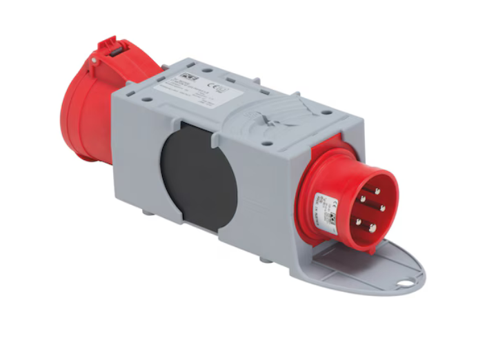 16 A Übergangssteckvorrichtung CEE mit Phasenwender