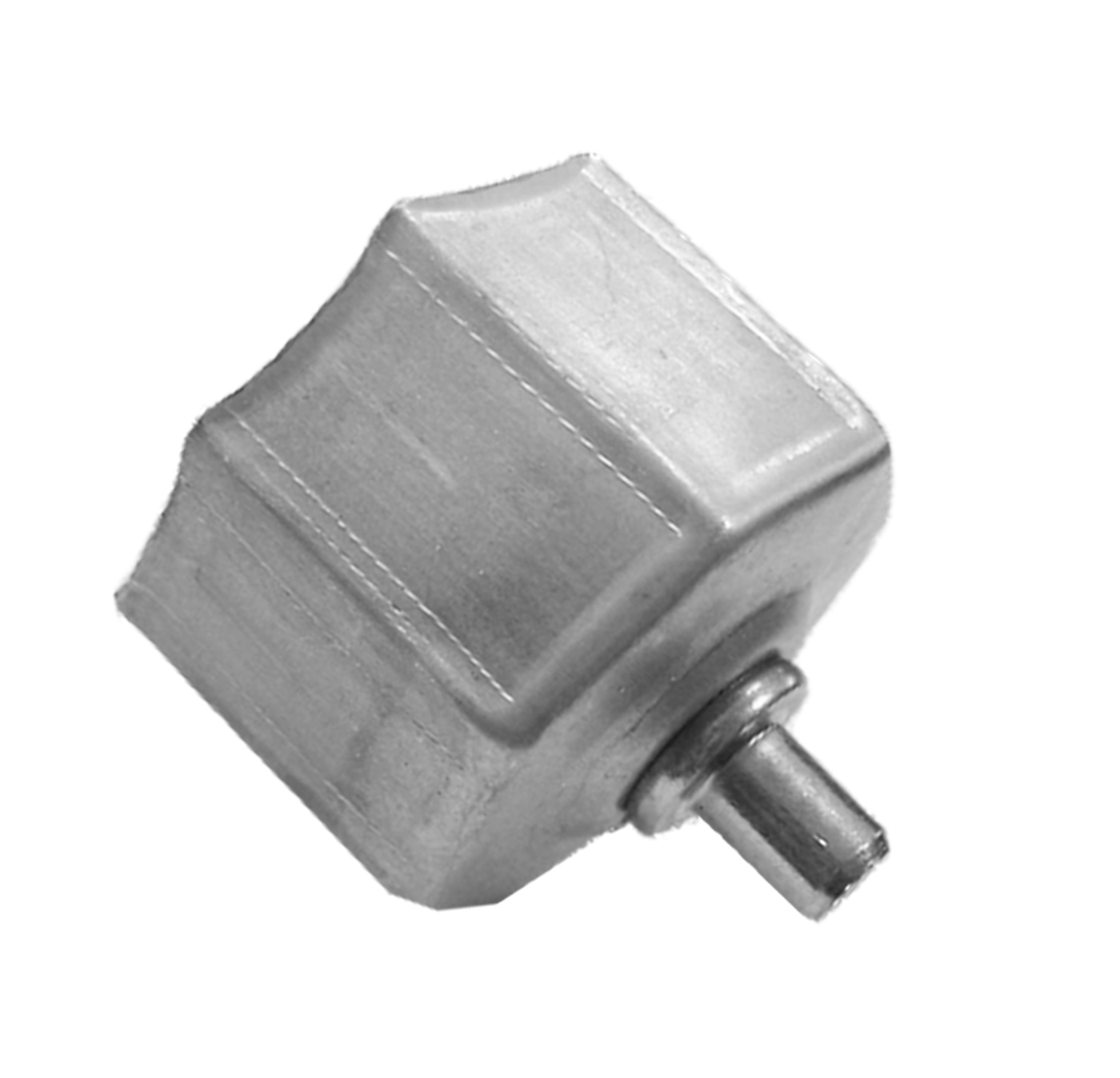 Endstück Rollladenwelle als Metall Aufsteckwalzenkappe