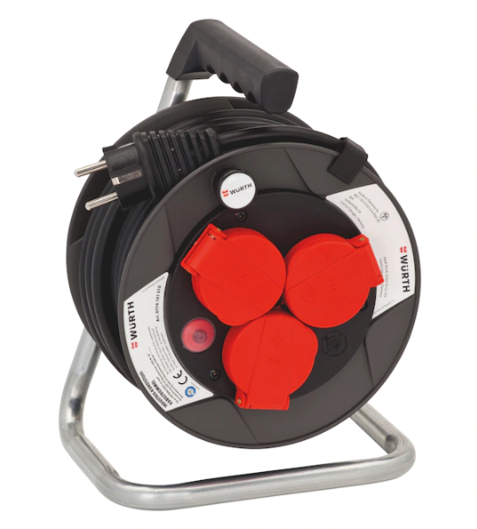 Kunststoff-Kabeltrommel kompakt 250 V | 10 m