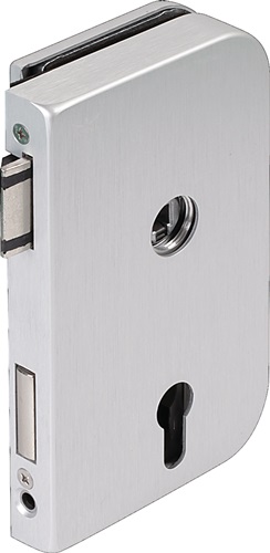 Glastürschloss OFFICE Junior LM silber e