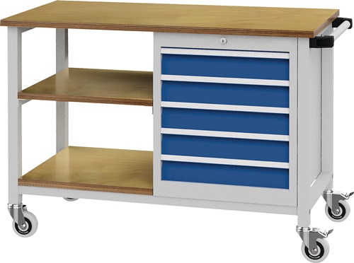 Werkbank B1200xT540xH880mm Buche Multipl