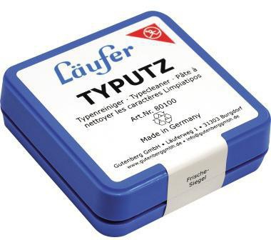 LÄUFER Stempelreiniger Läufer Typutz 5,7 x1 x 5,7 cm (B x H x T) Naturkautschuk grün