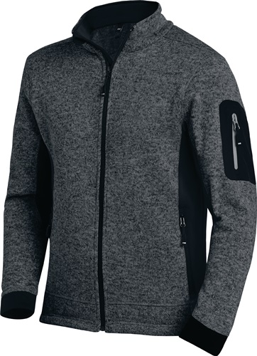 Strick-Fleecejacke CHRISTOPH Gr.L anthra