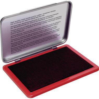 WITHOUT BRAND Stempelkissen No. 2 110 x 70 mm (B x H) rot No. 2 110 x 70 mm (B x H) rot