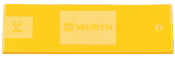 Verglasungsklotz gelb I 34x4