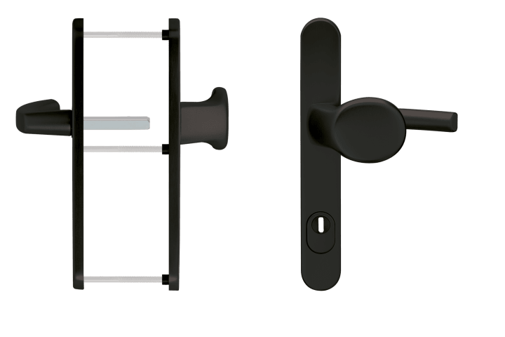 Blaugelb Wechselgarnitur KGT35 außen PZ92 ZA ES1, 2000/K/035/ZA 9005 ES1 FS