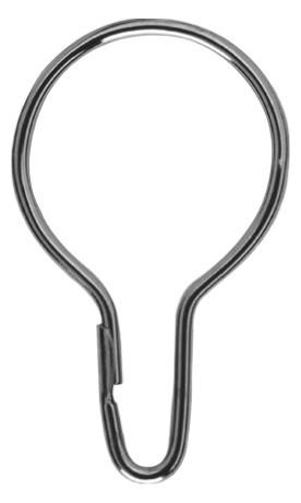 Brausevorhangring chrom