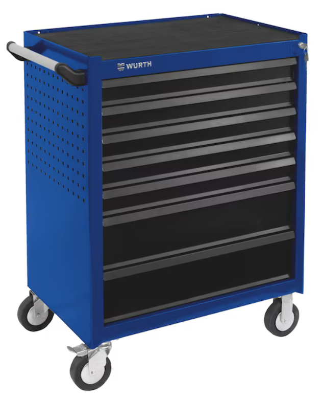 Würth System-Werkstattwagen WE "Enzianblau" I 7 Schubladen