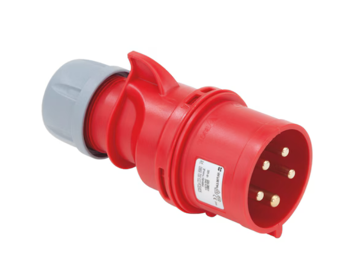 32 A CEE-Stecker 400 V, 6 H