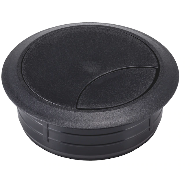 Ø 80mm Kabeldurchlass rund | Schwarz