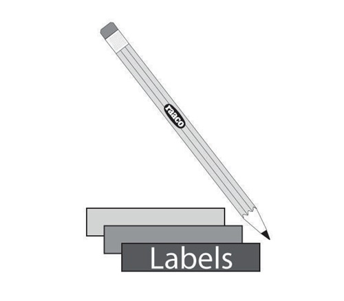 Etikettensatz 16St. B.125xH.10mm f.Art.N