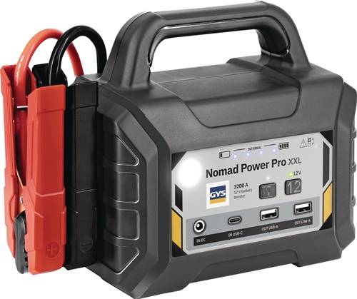 GYS Starthilfegerät NOMAD POWER PRO XXL Ladespannung 12/24 V Startstrom 1500-3200 A