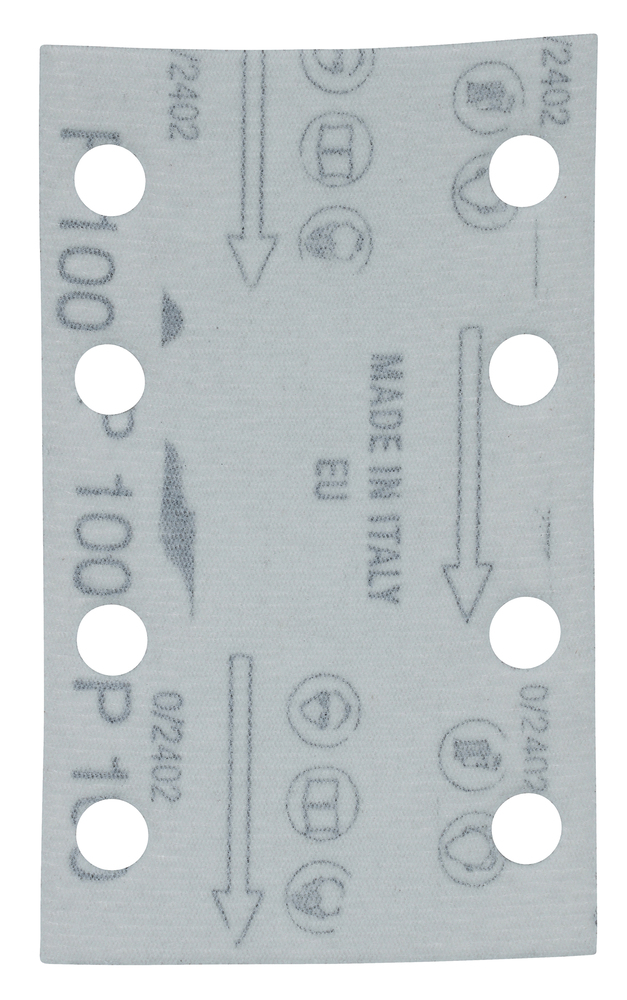 E-23525 Schleifpapier A100 80x130mm Klett
