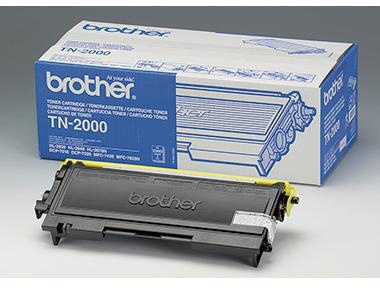 BROTHER Toner Brother Originalzubehör TN-2000 ca. 2.500 Seiten schwarz