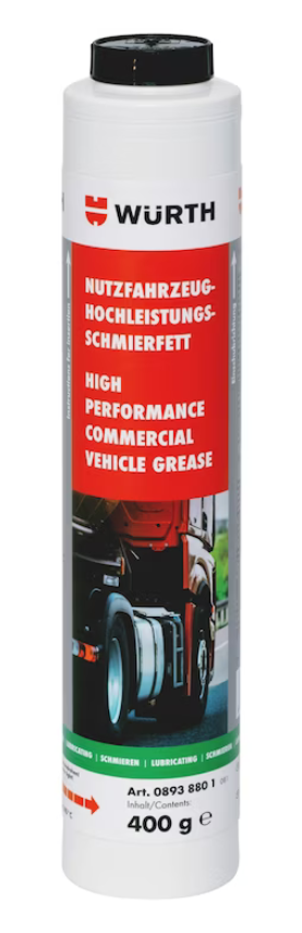 Nutzfahrzeug-Hochleistungsschmierfett 400 g / Schraubkartusche