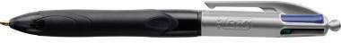 BIC Mehrfarbkugelschreiber BIC® 4 Colours® GRIP PRO 0,4mm rot blau grün schwarz Druckmechanik dokumentenecht