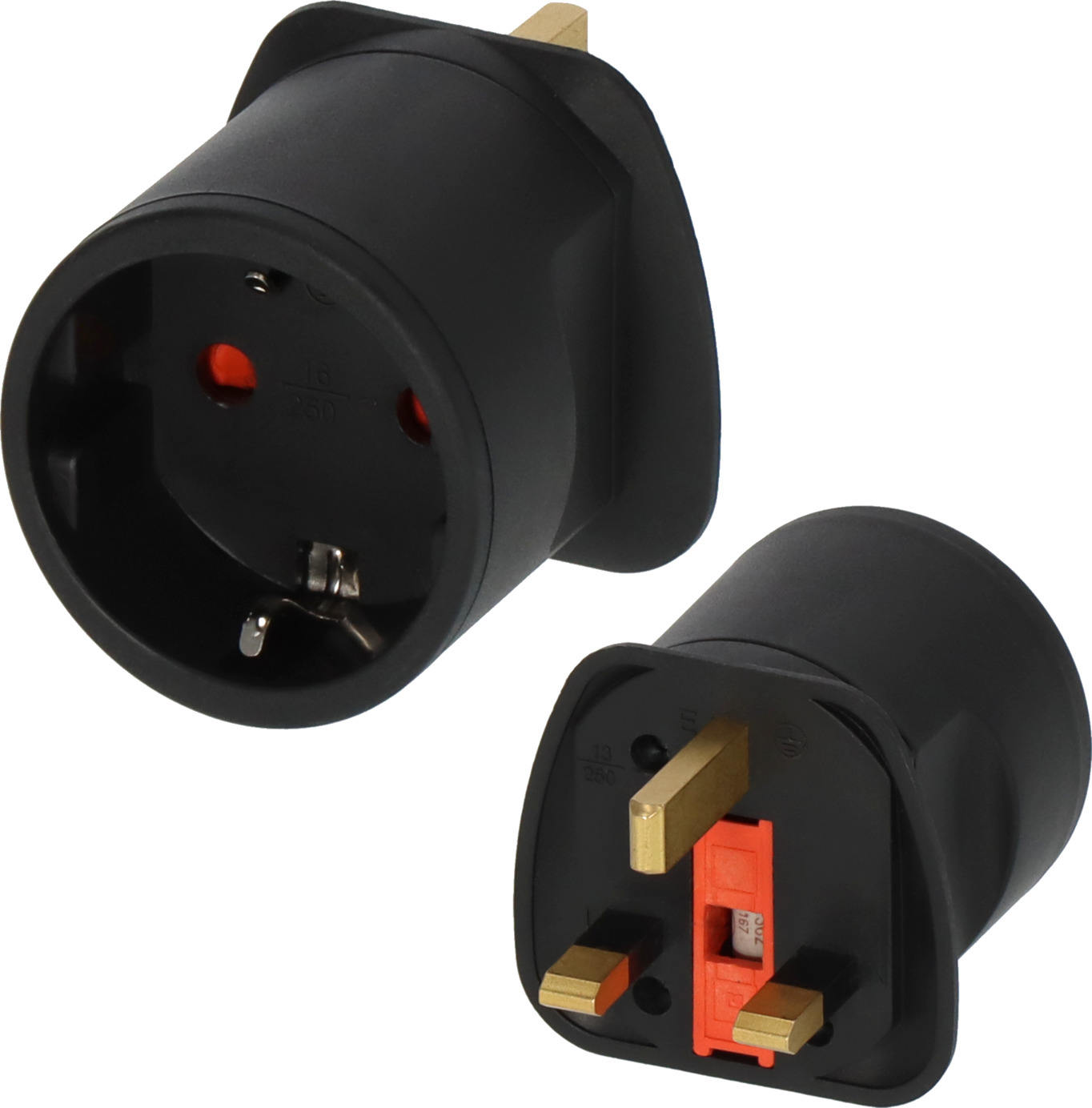 Reisestecker Adapter, Steckdosenadapter Reise (für British Standard Stecksystem)