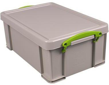 REALLY USEFUL BOX Aufbewahrungsbox Really Useful Box Recycling 39,5 x 15,5 x 25,5 cm (B x H x T) 9l Polypropylen 100 % recycelt taubengrau