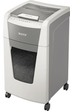 LEITZ Aktenvernichter Leitz IQ Autofeed Office 300 P-4 Papier Heftklammern Büroklammern Kreditkarten Partikelschnitt weiß