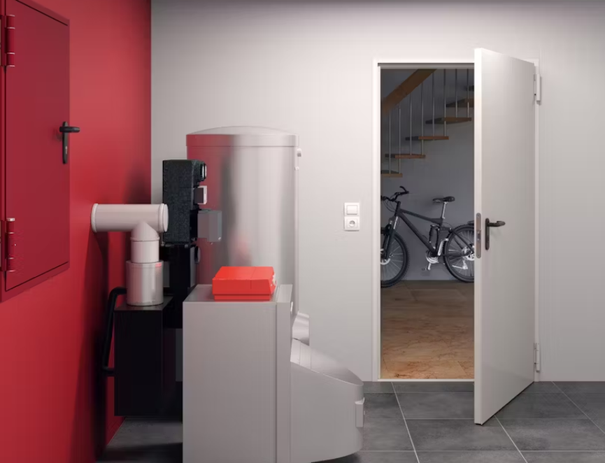 T30 100/200,0 cm L/R Feuerabschlusstür H8-5 mit Eckzarge I TH1735