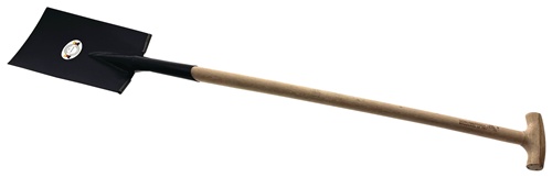 Rohrdüllspaten Blattmaß 275x180mm Gr.2 m