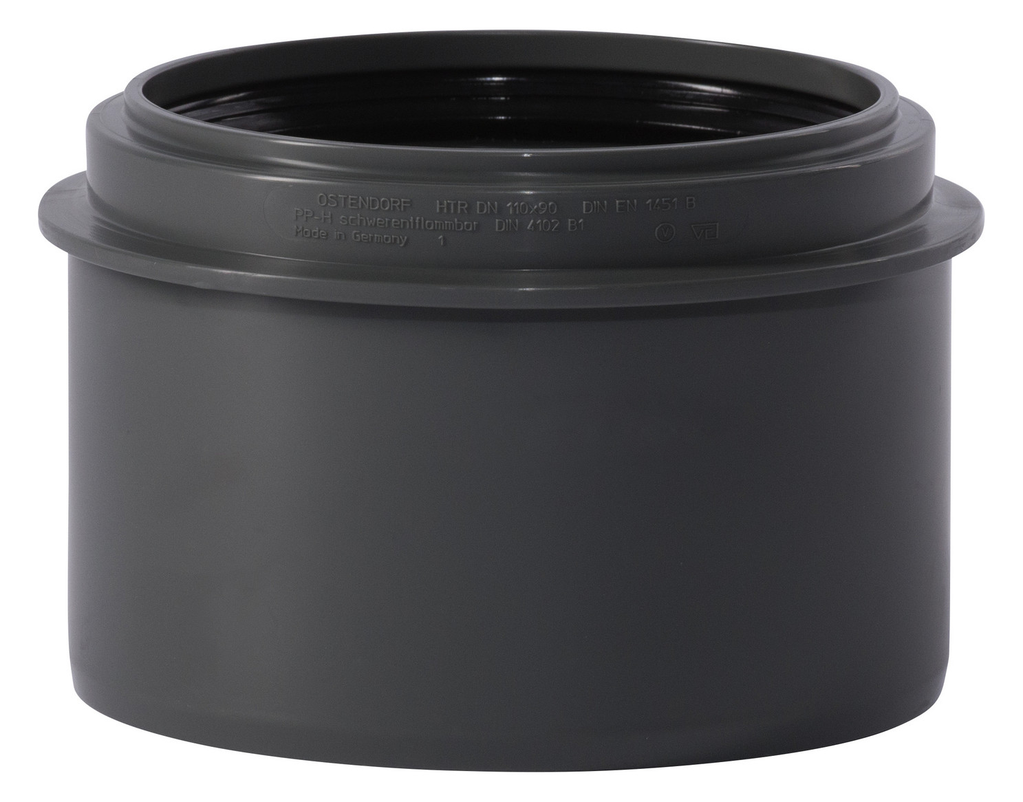 Rotstrich Red.-Stück NW 100 90 mm | kurze Ausführung