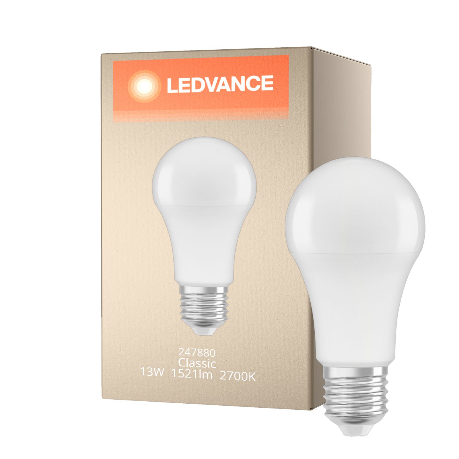 Ledvance Classic LED E27 Birne Matt 13W 1521lm