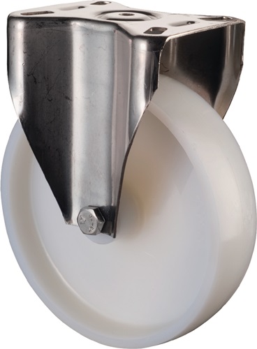 Bockrolle D.100mm Trgf.130kg Ku.Platte L