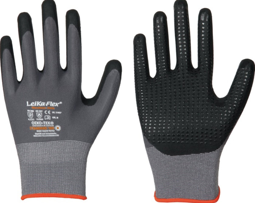 Handschuhe LeiKaFlex 1467 grau PSA II