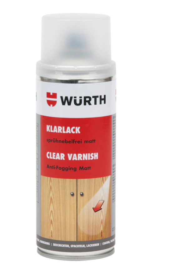 Klarlack Seidenmatt von Würth 400ml
