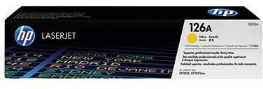 HP Toner HP Originalzubehör 126A ca. 1.000 Seiten gelb