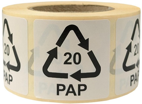 TRANSPAK Etiketten f.Italien Maße 35x35mm Haftpapier weiß selbstklebend