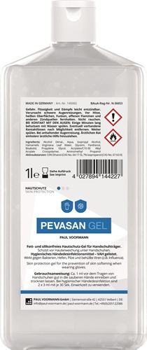Hautschutz Pevasan Gel 1l Hartflasche PA