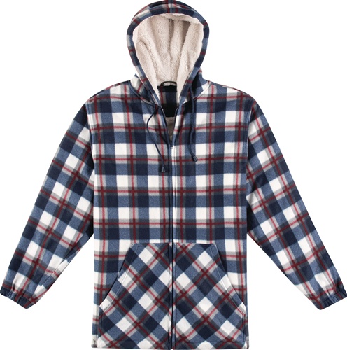 Thermojacke Dalory Gr.L navy-kariert SCH