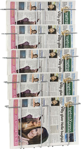 Prospekthalter H780xB436xTmm Anz.Fächer