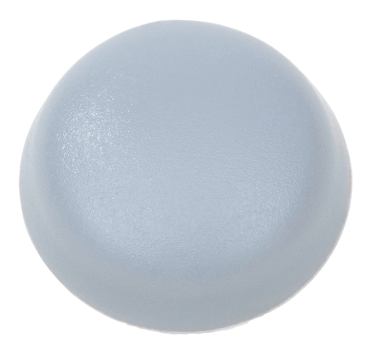 Ø12 mm Abdeckkappe für Blech- und Fensterbankschrauben I silbergrau