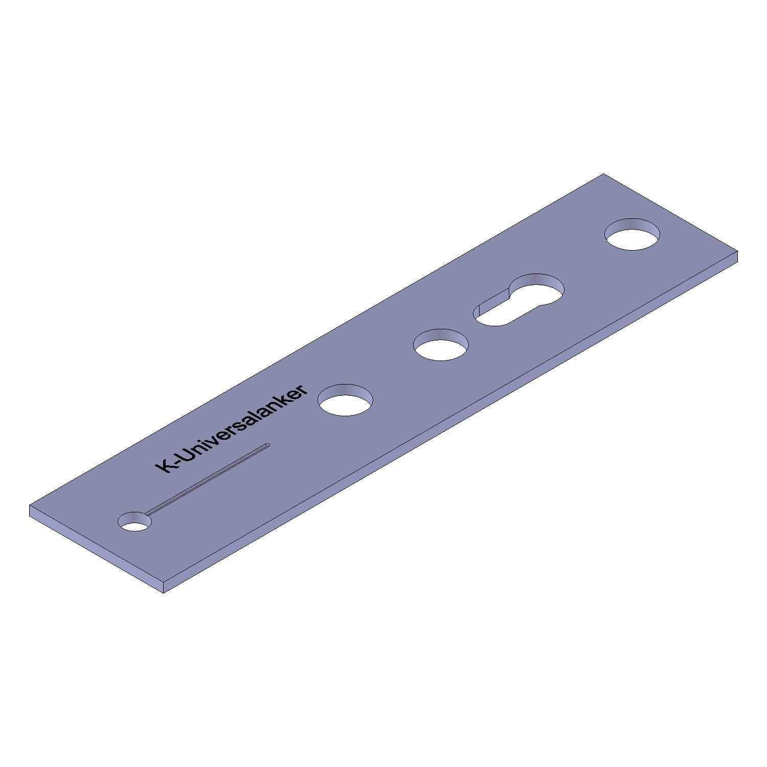 Fensteranker EL-150x2,5 Flachstahl