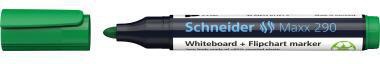 SCHNEIDER Whiteboard-/Flipchartmarker Schneider Maxx 290 2-3mm schwarz Schneider Maxx 290 2-3mm grün Rundspitze